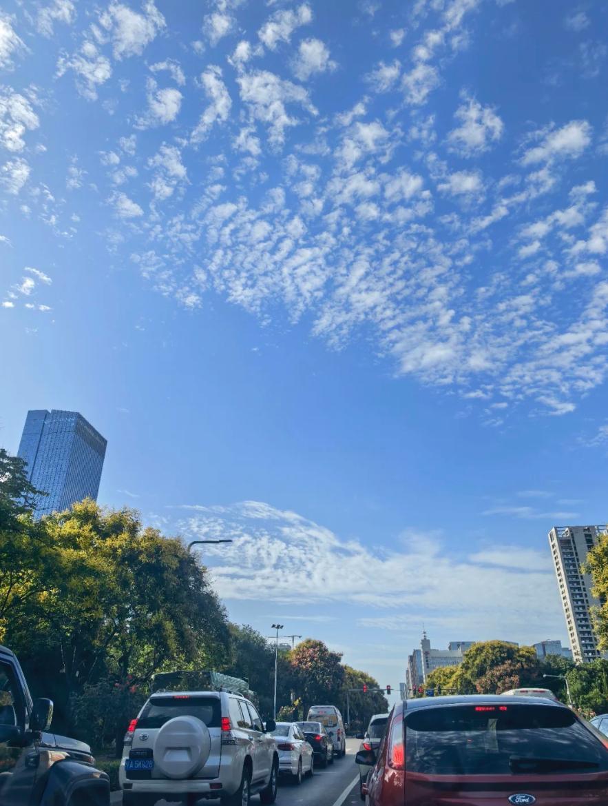 早上的风景，总有不一样的感觉，出发！🌿